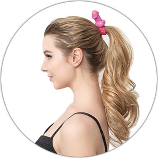 PECKER LASTICK HAIR TIE PINK male Q