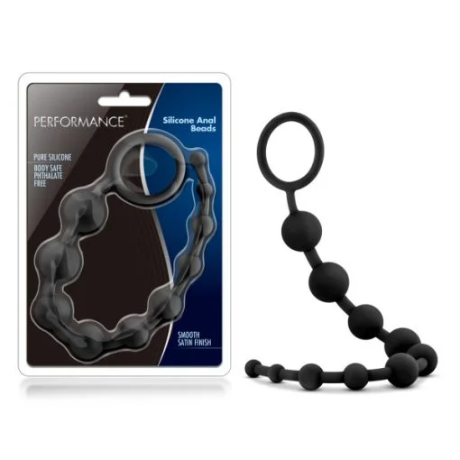 PERFORMANCE SILICONE 10 BEADS BLACK 2