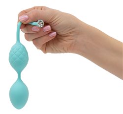 PILLOW TALK FRISKY TEAL KEGEL EXERCISER back