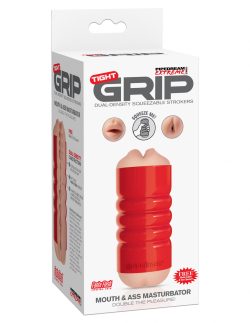 PIPEDREAM EXTREME TIGHT GRIP MOUTH/ASS MASTURBATOR main