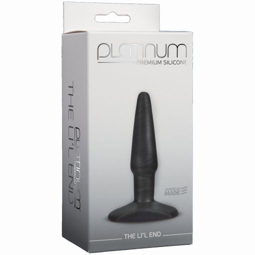 PLATINUM SILICONE CHARCOAL LIL END back