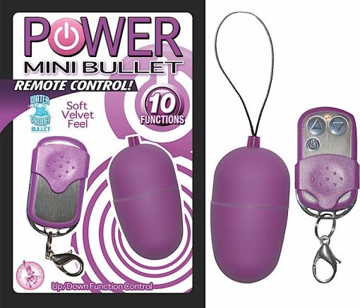 POWER MINI BULLET REMOTE CONTROL PURPLE main