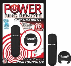 POWER RING REMOTE MINI SLIM BULLET BLACK main