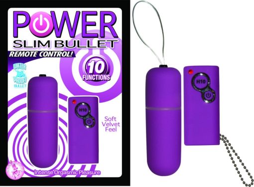 POWER SLIM BULLET REMOTE CONTROL PURPLE main