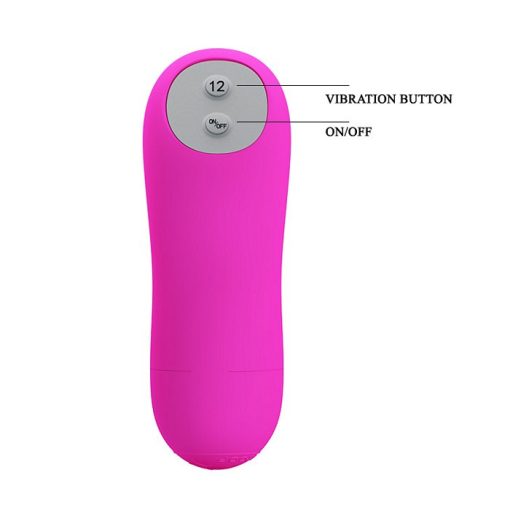 PRETTY LOVE BRADY CLITORAL VIBRATOR SILICONE FUCHSIA 2