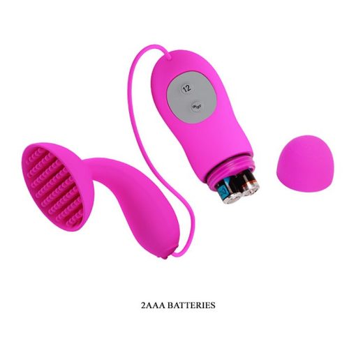 PRETTY LOVE BRADY CLITORAL VIBRATOR SILICONE FUCHSIA 3