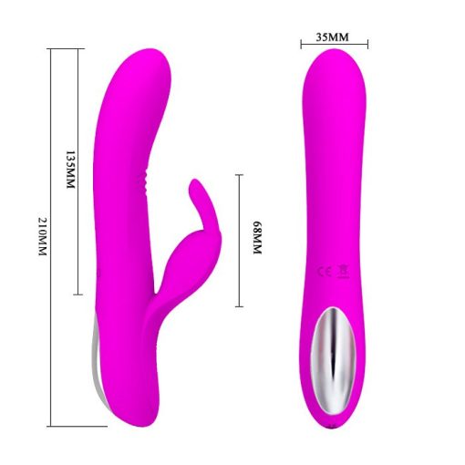 PRETTY LOVE DYLAN RABBIT VIBRATOR SILICONE 2