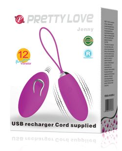 PRETTY LOVE JENNY REMOTE CONTROL BULLET VIBRATOR PURPLE main