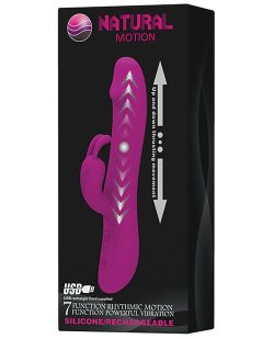 PRETTY LOVE NATURAL MOTION 7 FUNCTION RABBIT SILICONE PURPLE main