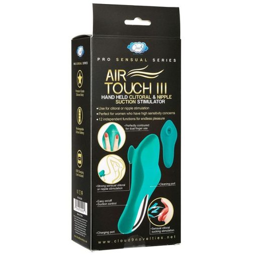 PRO SENSUAL AIR TOUCH III HAND HELD STIMULATOR TEAL (NET) main