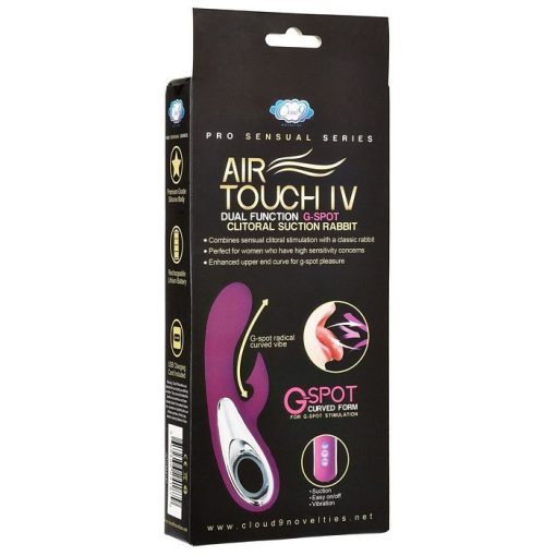 PRO SENSUAL AIR TOUCH IV G SPOT DUAL FUNCTION CLITORAL SUCTION details