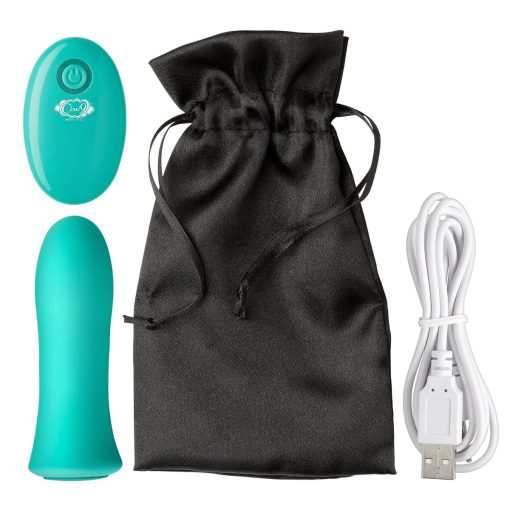 PRO SENSUAL POWER TOUCH BULLET W/ REMOTE CONTROL TEAL 2