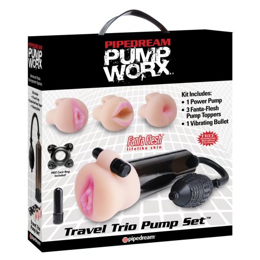 PUMP WORX TRAVEL PUMP TRIO SET male Q