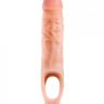 Performance Plus 9 inches Silicone Cock Sheath Penis Extender Beige Main