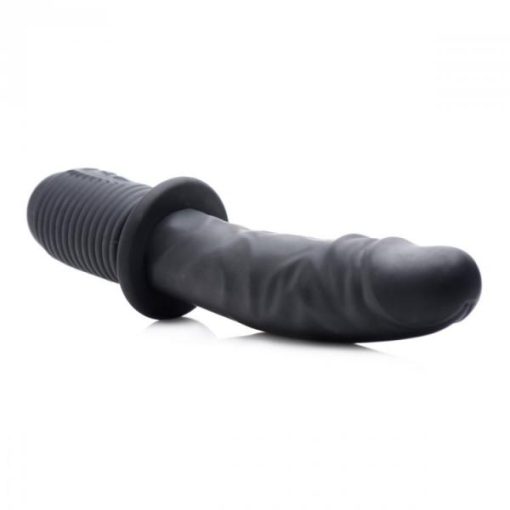 Power Pounder Vibrating And Thrusting Silicone Dildo Main