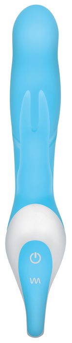 RAGING RABBIT RECHARGEABLE SILICONE SMALL BLUE male Q