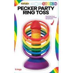 RAINBOW PECKER PARTY RING TOSS main