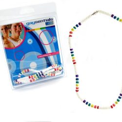 Gaysentials Rainbow Shell Necklace 18 inches