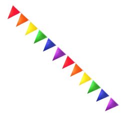 RAINBOW SOLID PENNANTS main