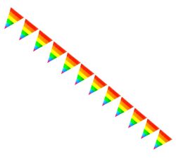 RAINBOW STRIPED PENNANTS main