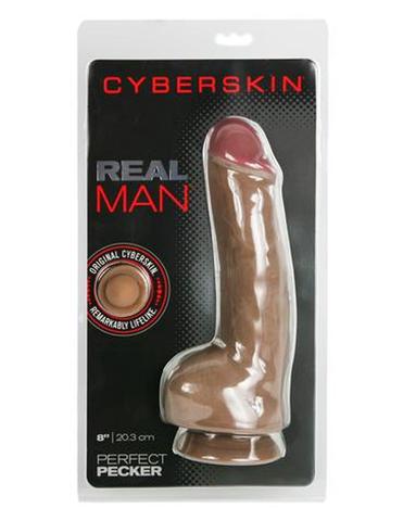 REAL MAN CYBERSKIN PERFECT PECKER DARK (out mid Sept) back