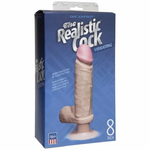 REALISTIC COCK-8IN VIB BX male Q