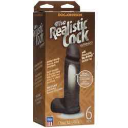 The Realistic Cock Ultraskyn 6" – Brown