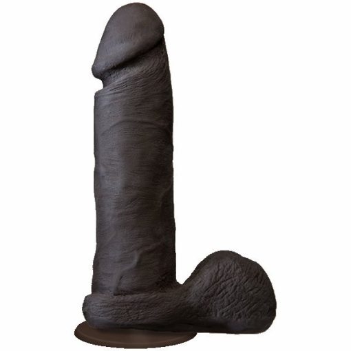 REALISTIC COCK ULTRASKYN BLACK 8IN back