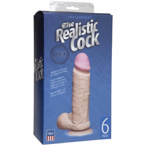 REALISTIC COCK ULTRASKYN FLESH 6IN details