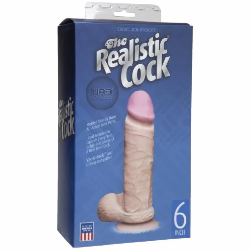 REALISTIC COCK ULTRASKYN FLESH 6IN details