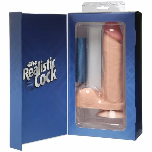 REALISTIC COCK ULTRASKYN FLESH 8IN back