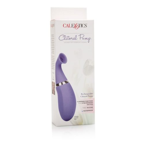 RECHARGEABLE CLITORAL PUMP BLUE 2