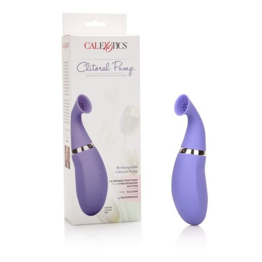 RECHARGEABLE CLITORAL PUMP BLUE 3