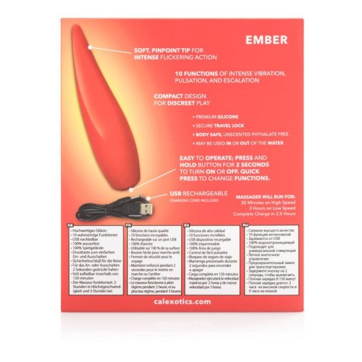 RED HOT EMBER CLITORAL FLICKERING MASSAGER 3