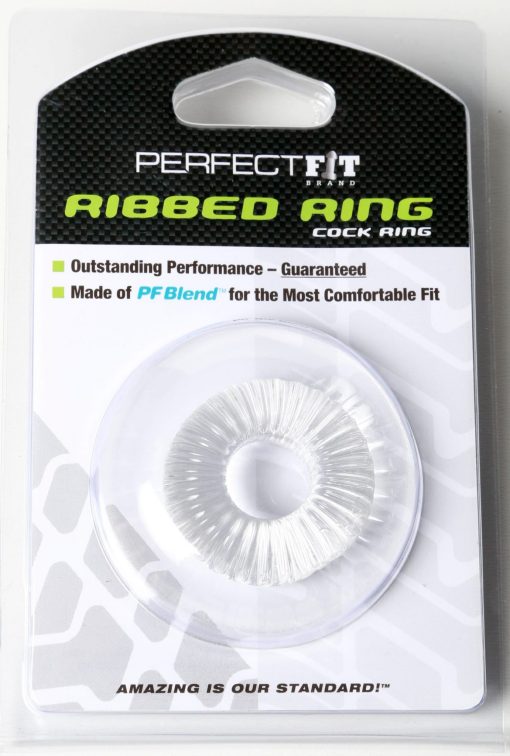 RIBBED RING ICE CLEAR(out Sept back