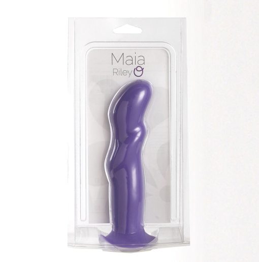 RILEY SILICONE PURPLE DONG male Q