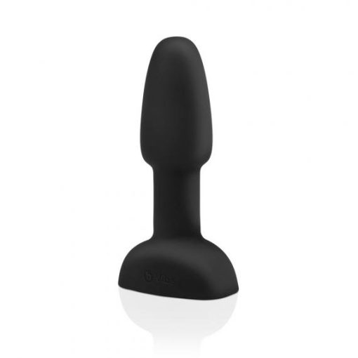 RIMMING PETITE BLACK BUTT PLUG (NET) back