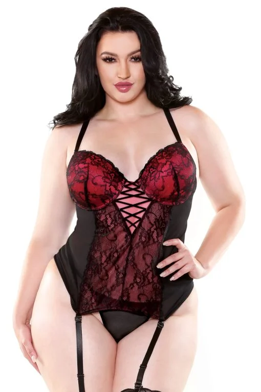 ROSITA BUSTIER & G STRING 1X2X ROSE details