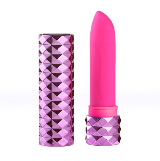 ROXIE MAIA CRYSTAL GEM LIPSTICK VIBRATOR PINK back