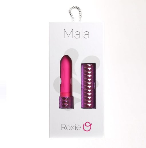 ROXIE MAIA CRYSTAL GEM LIPSTICK VIBRATOR PINK 3