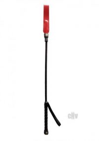 Rouge Short Riding Crop Slim Tip 20 inches Red