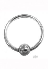Rouge Stainless Steel Glans Ring With Ball Main