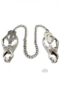 Rouge Steel Butterfly Nipple Clamps Silver Main