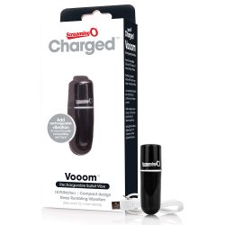 SCREAMING O CHARGED VOOOM RECHARGEABLE BULLET VIBE BLACK main