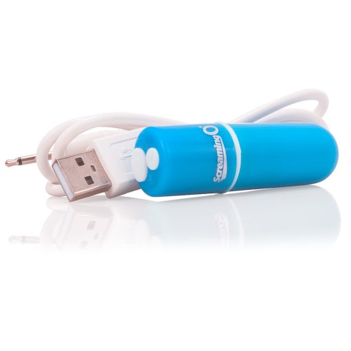 SCREAMING O CHARGED VOOOM RECHARGEABLE BULLET VIBE BLUE male Q