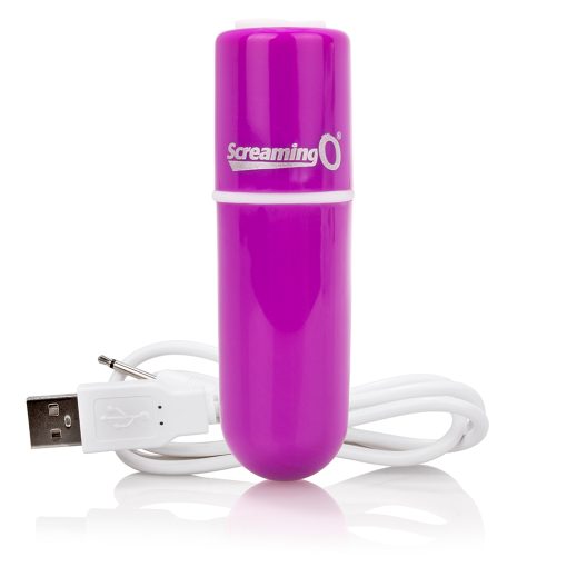 SCREAMING O CHARGED VOOOM RECHARGEABLE BULLET VIBE PURPLE details