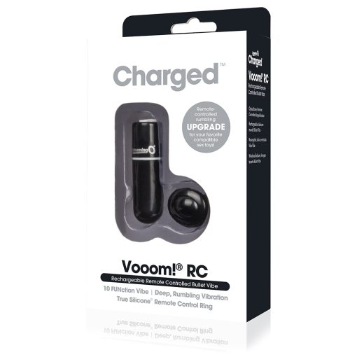 SCREAMING O CHARGED VOOOM REMOTE CONTROL MINI VIBE BLACK back