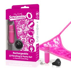 SCREAMING O MY SECRET CHARGED REMOTE CONTROL PANTY VIBE PINK main