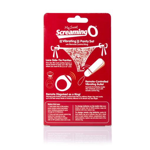 SCREAMING O REMOTE CONTROL PANTY VIBE RED 2