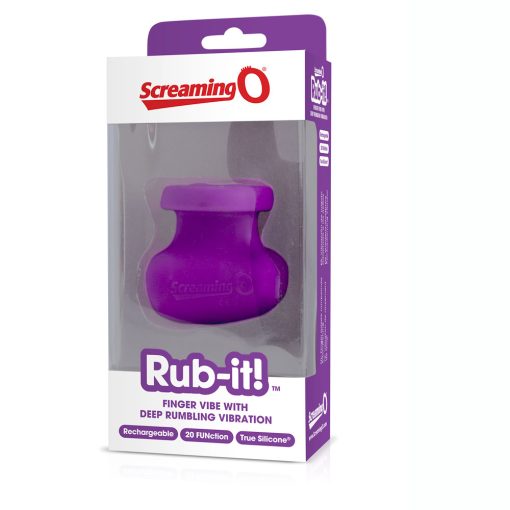 SCREAMING O RUB IT PURPLE RECHARGEABLE VIBRATOR 2